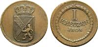 Baden-Durlach Cu Kreuzer Karl Friedrich 1806-1811 -