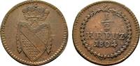 Baden-Durlach Cu 1/2 Kreuzer Karl Friedrich 1738-1806 -