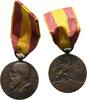 Baden-Durlach Tragbare Bronzemedaille Friedrich I. 1852-1907 -