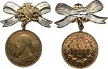 Baden-Durlach Tragbare Bronzemedaille Friedrich I. 1852-1907 -