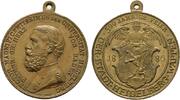 Baden-Durlach Tragbare Bronzemedaille Friedrich I. 1852-1907 -