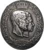 Baden-Durlach Einseitige ovale Medaille Friedrich I. 1852-1907 -