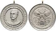 Baden-Durlach Tragbare versilberte Bronzemedaille Friedrich II. 1907-1918 -