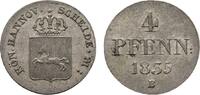 Braunschweig-Calenberg-Hannover 4 Pfennig Wilhelm IV. 1830-1837 -