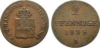 Braunschweig-Calenberg-Hannover Cu 2 Pfennig Wilhelm IV. 1830-1837 -