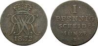 Braunschweig-Calenberg-Hannover Cu Pfennig Wilhelm IV. 1830-1837 -