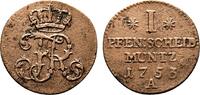 Brandenburg-Preußen Cu Pfennig Friedrich II. 1740-1786 -