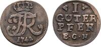 Brandenburg-Preußen Guter Pfennig Friedrich II. 1740-1786 -