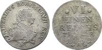 Brandenburg-Preußen 1/6 Taler Friedrich II. 1740-1786 -