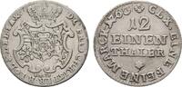 Sachsen-Albertinische Linie 1/12 Taler Friedrich Christian 1763 -