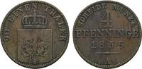 Brandenburg-Preußen Cu 4 Pfennig Friedrich Wilhelm IV. 1840-1861 -