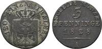 Brandenburg-Preußen Cu 3 Pfennig Friedrich Wilhelm III. 1797-1840 -