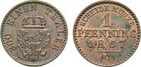 Brandenburg-Preußen Cu Pfennig Wilhelm I. 1861-1888 -