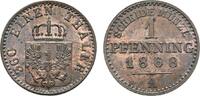 Brandenburg-Preußen Cu Pfennig Wilhelm I. 1861-1888 -