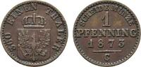 Brandenburg-Preußen Cu Pfennig Wilhelm I. 1861-1888 -