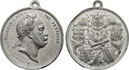 Brandenburg-Preußen Tragbare Zinnmedaille Wilhelm I. 1861-1888 -