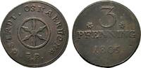 Osnabrück, Stadt Cu 3 Pfennig -