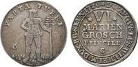 Braunschweig-Wolfenbüttel 6 Mariengroschen August Wilhelm 1714-1731 -