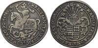 Mansfeld-eigentliche hinterortische Linie 1/2 Taler Christian Friedrich 1641-1665 -