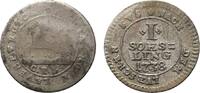 Lauenburg Sechsling Georg II. von Hannover 1727-1760 -