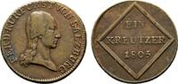 Salzburg, Erzbistum Cu Kreuzer Erzherzog Ferdinand 1803-1806 -