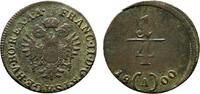 Haus Habsburg Cu 1/4 Kreuzer Franz II. (I.) 1792-1835 -