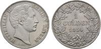 Gulden 1854 Bayern Maximilian II. 1848-1864 Seltener Jahrgang. Sehr schön +
