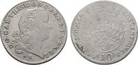 Pfalz, Kurlinie 10 Kreuzer Karl Theodor 1743-1799 -