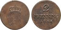 Bayern Cu 2 Pfennig Maximilian I. Joseph 1806-1825 -