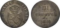 Nassau 3 Kreuzer Friedrich August und Friedrich Wilhelm 1808-1816 -