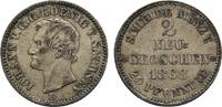 Sachsen-Albertinische Linie 2 Neugroschen Johann 1854-1873 -