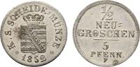 Sachsen-Albertinische Linie 1/2 Neugroschen Friedrich August II. 1836-1854 -