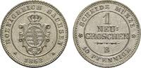 Sachsen-Albertinische Linie Neugroschen Johann 1854-1873 -