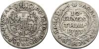 Sachsen-Albertinische Linie 1/12 Taler Friedrich August I. 1694-1733 -