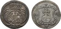 Sachsen-Albertinische Linie 3 Pfennig 1712 ILH Dresden Friedrich August I. 1694-1733 Sehr selten. Winz. Zainende, sehr schön