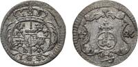Pfennig 1726 IGS Dresden Sachsen-Albertinische Linie Friedrich August I. 1694-1733 Selten. Sehr schön +