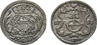 Sachsen-Albertinische Linie Pfennig Friedrich August I. 1694-1733 -
