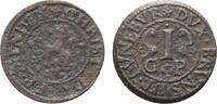 Cu Guter Pfennig o.J. CD Celle Braunschweig-Lüneburg-Celle Christian von Minden 1611-1633 Selten. Fundbelag, sehr schön