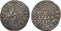 1/16 Taler 1623 Pommern-Stralsund, Stadt  Kl. Schrötlingsfehler, kl. Kratzer, sehr schön