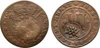 Paderborn, Bistum Cu 6 Pfennig Franz Arnold von Metternich 1704-1718 -