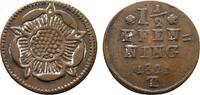 Lippe-Detmold Cu 1 1/2 Pfennig Paul Alexander Leopold 1820-1851 -