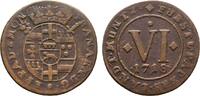 Paderborn, Bistum Cu 6 Pfennig Franz Arnold von Metternich 1704-1718 -