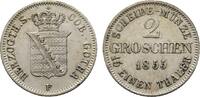 Sachsen-Coburg-Gotha 2 Groschen Ernst II. 1844-1893 -