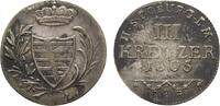 Sachsen-Coburg-Saalfeld 3 Kreuzer Franz Friedrich Anton 1800-1806 -