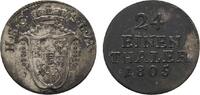 Sachsen-Coburg-Saalfeld 1/24 Taler Franz Friedrich Anton 1800-1806 -