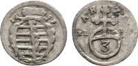 Sachsen-Coburg Dreier Albrecht III. 1680-1699 -