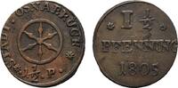 Osnabrück, Stadt Cu 1 1/2 Pfennig -