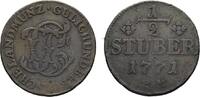 Jülich-Berg Cu 1/2 Stüber Karl Theodor 1742-1799 -