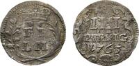Fulda, Bistum 4 Pfennig Heinrich VIII. von Bibra 1759-1788 -