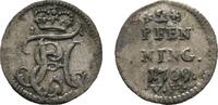 Fulda, Bistum 2 Pfennig Heinrich VIII. von Bibra 1759-1788 -